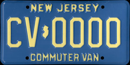 New Jersey - 1979
                        Commuter Van Sample