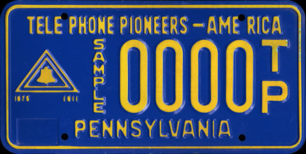 Pennsylvania -
                        1987 Telephone Pioneers Sample