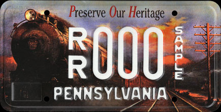 Pennsylvania -
                        1998 Preserve Our Heritage Railroad Sample