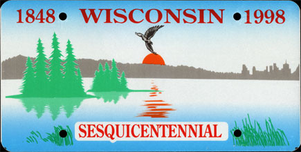 Wisconsin - 1997
                    Sesquicentennial Blank